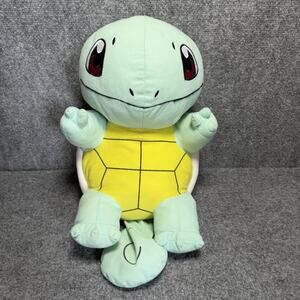 Pokemon Squirtle 18" Plush Doll Bean Bag Toy 2016 Game Freak Beanie Large Prize